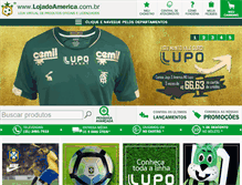 Tablet Screenshot of lojadoamerica.com.br